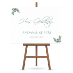 Karşılama Panosu 16 – Yatay Fotoblok – Ayaklı