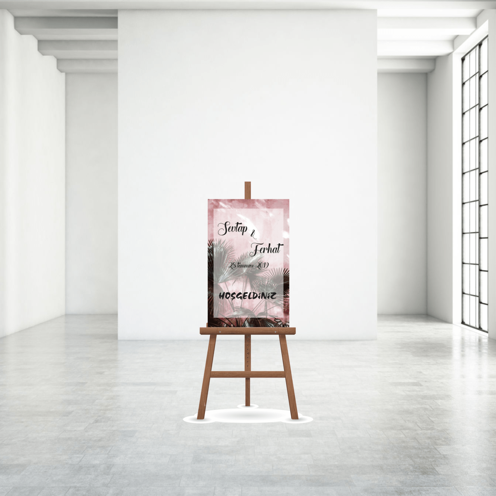 Karşılama Panosu 19 - Fotoblok Ayaklı