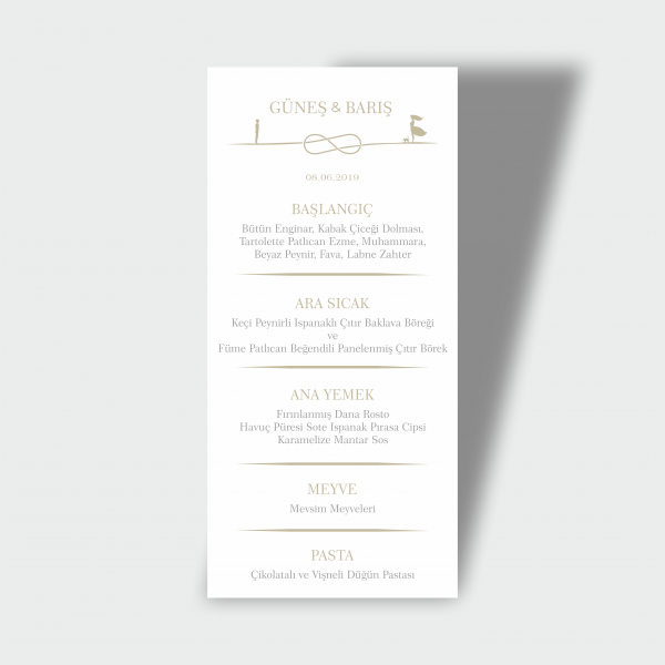 Menü Kartı Tasarımı 04