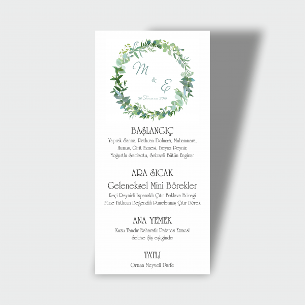 Menü Kartı Tasarımı 15