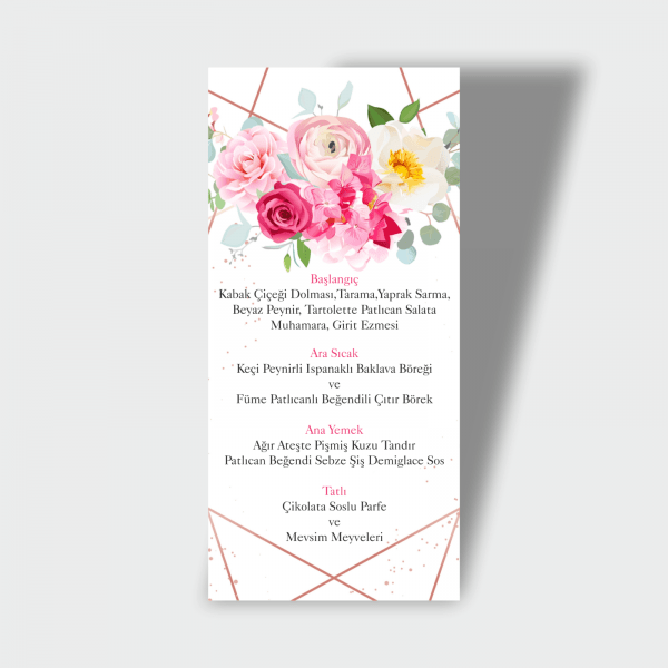 Menü Kartı Tasarımı 18