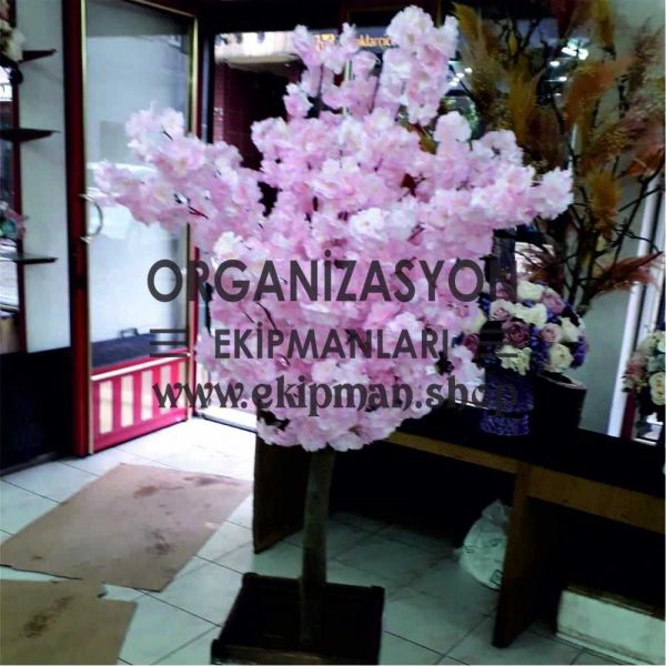 Yapay Bahar Ağacı Saksıda